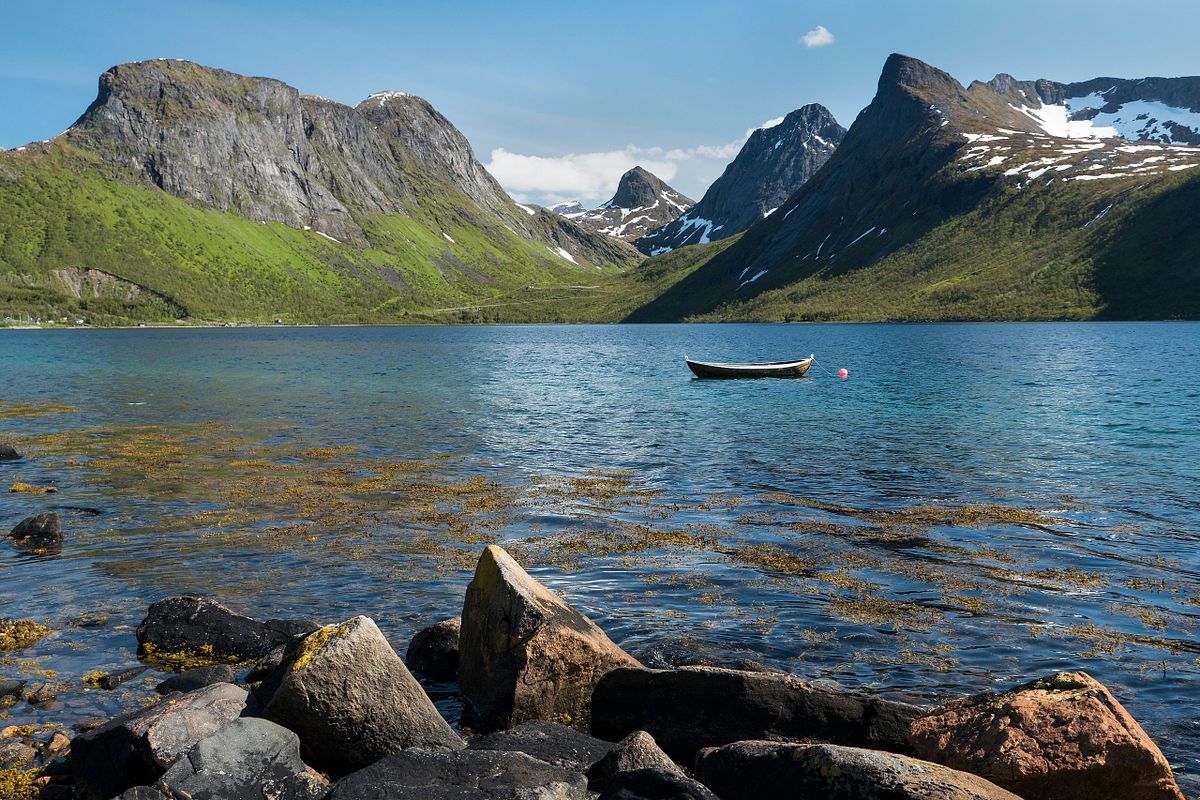 Am Steinfjord auf der Insel Senja