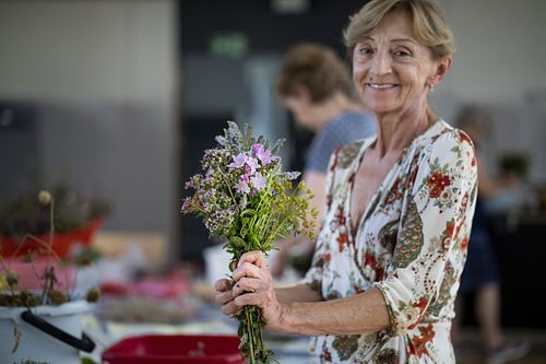 Kräuterstraussbinden