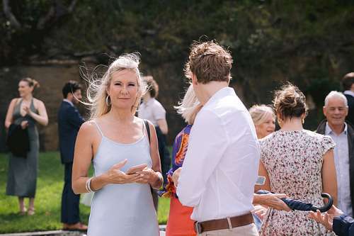 Wedding ceremony at Bradleys Head Amphitheatre