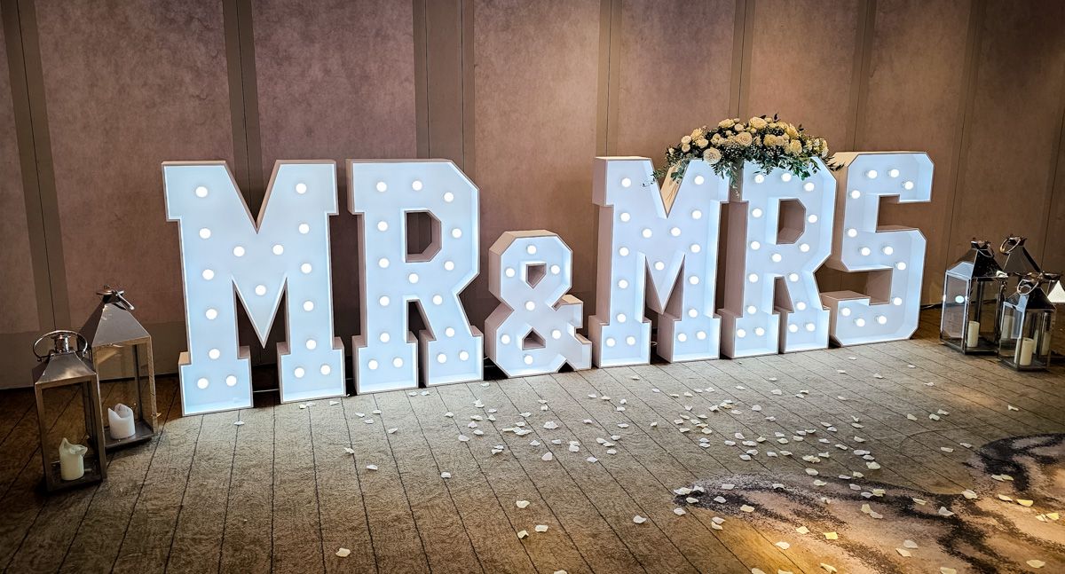 Jersey | Photo Booth Rental | Light Up Letters and Numbers
