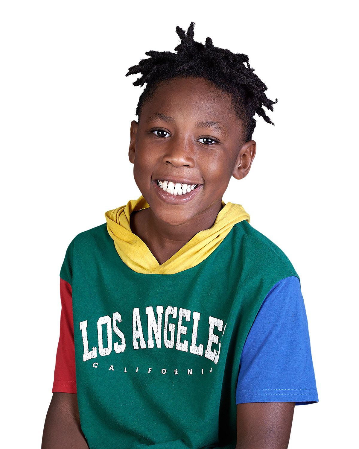 School picture day photo of male student.