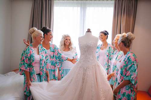 Bride Getting Ready