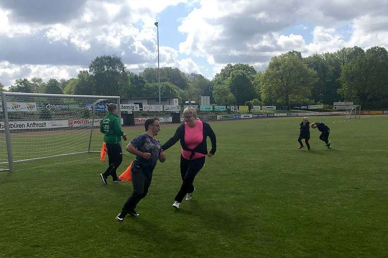 Erfolgreicher Start und strahlende Gesichter beim ersten Training