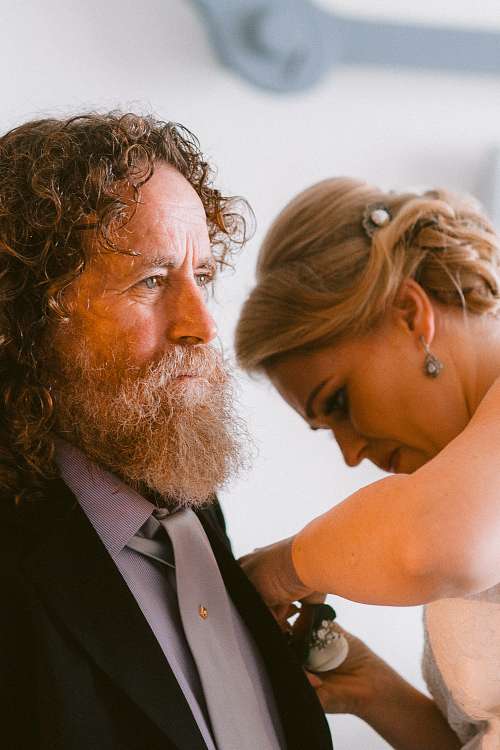 Bride Getting Ready
