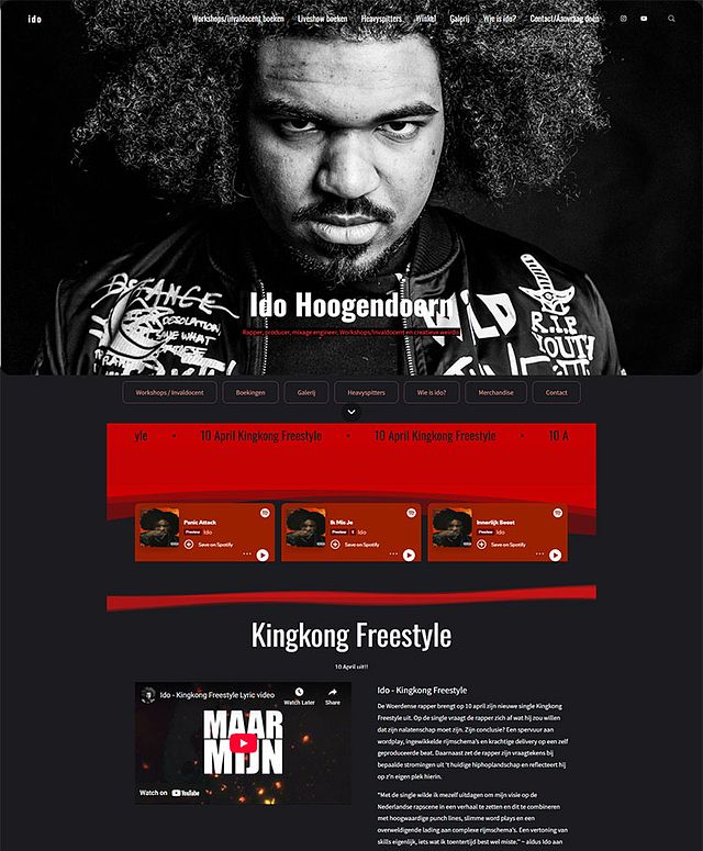 Примеры сайтов портфолио Ido