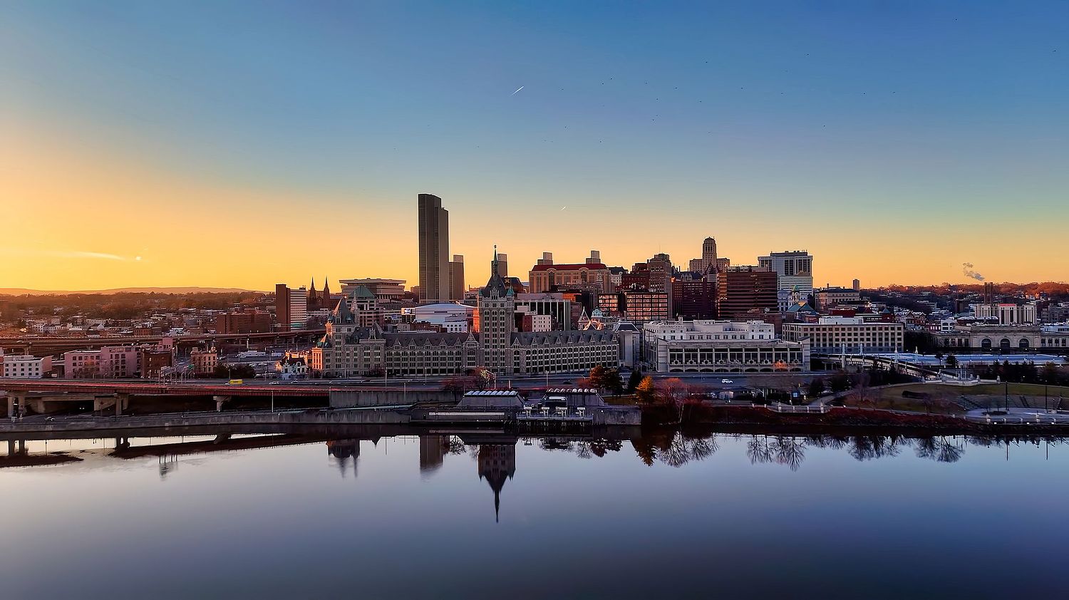 Downtown Albany, NY Aerial Photography
