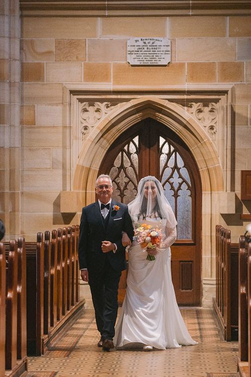 Church Wedding Ceremony at St Philip's Anglican Church