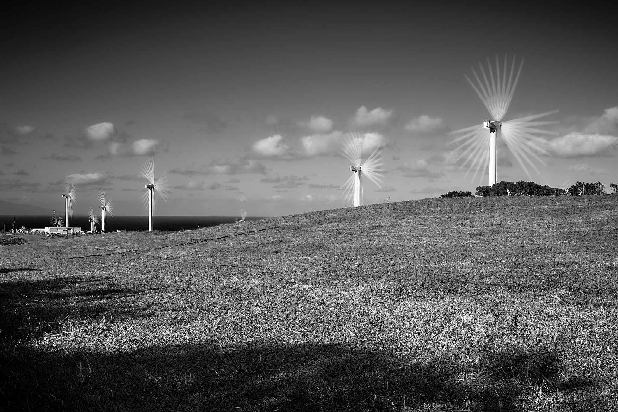 Windmills on the Big Island - Hawaii