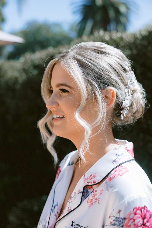 Bride Getting Ready