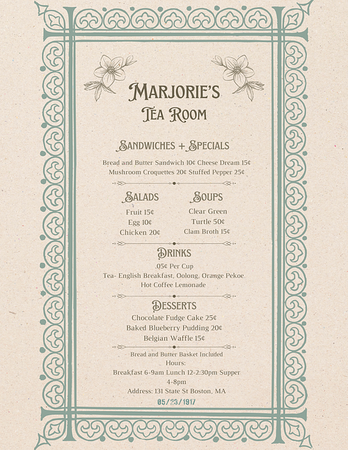 Marjorie's Tea Room