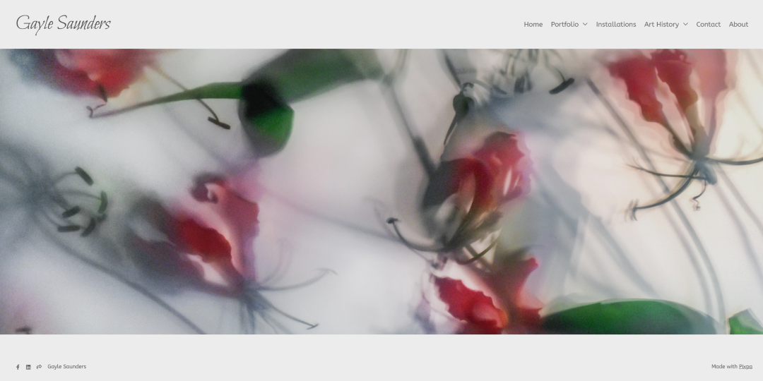 Portfolio d'artiste visuelle de Gayle Saunders
