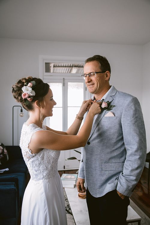 Bride Getting Ready