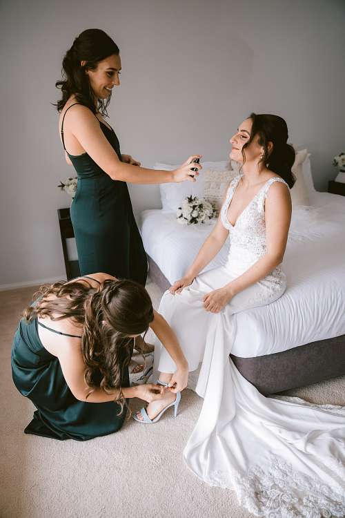Bride Getting Ready
