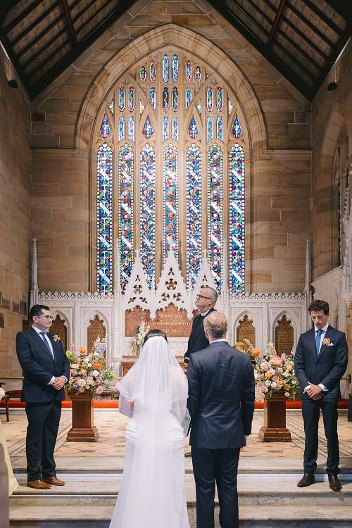 Church Wedding Ceremony at St Philip's Anglican Church