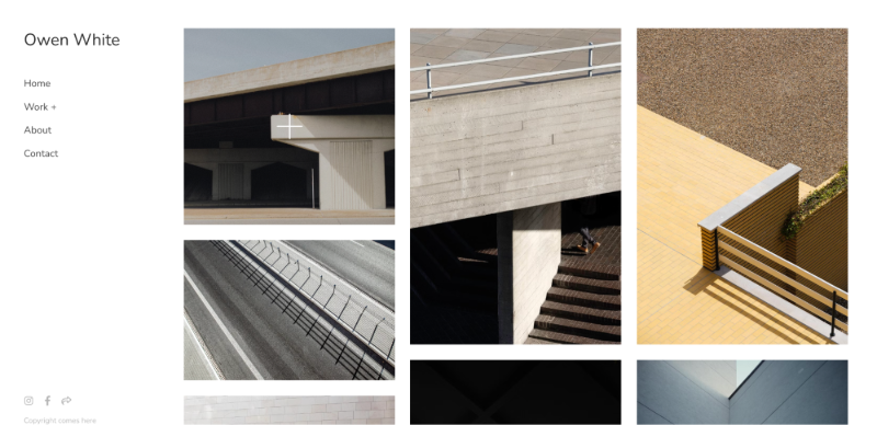 Architektur-Portfolio-Website