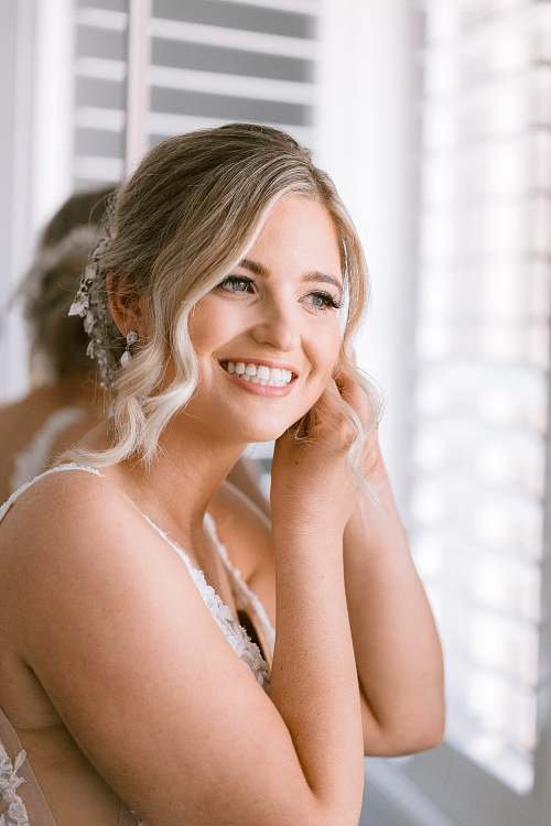 Bride Getting Ready