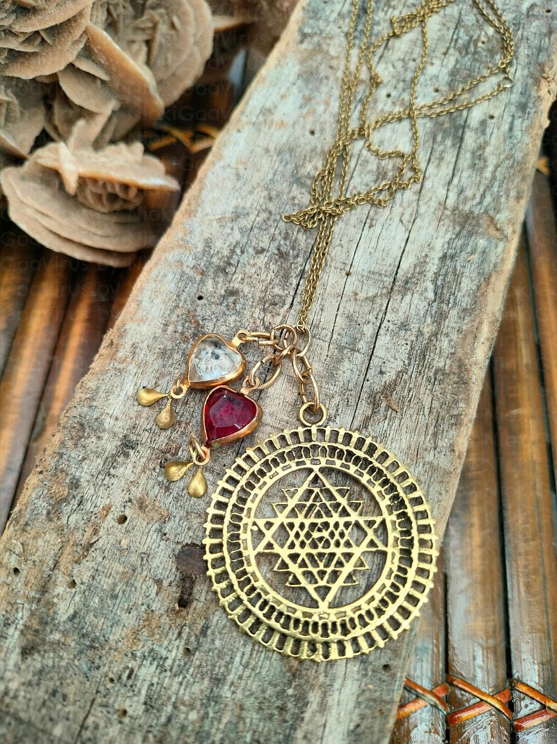 Shree yantra necklace