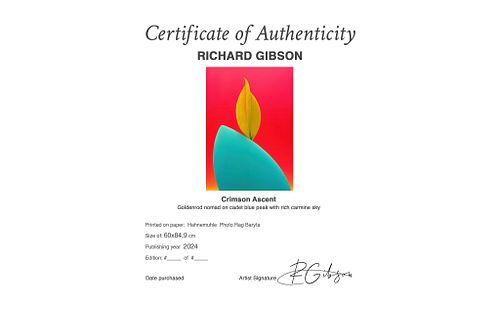 Limited edition of each print