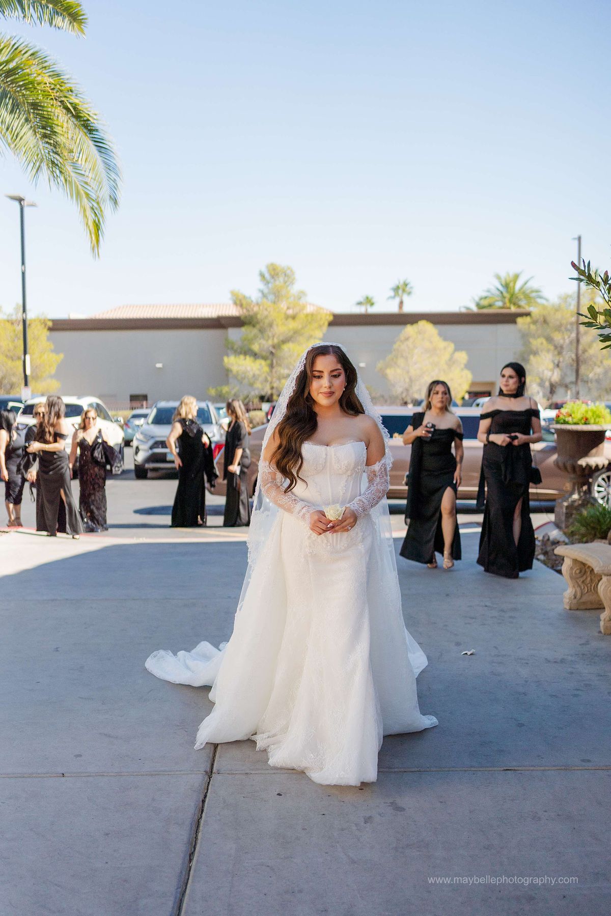 Exchanging vows at Saint Joseph, Husband of Mary Roman Catholic Church in Las Vegas Wedding Photography