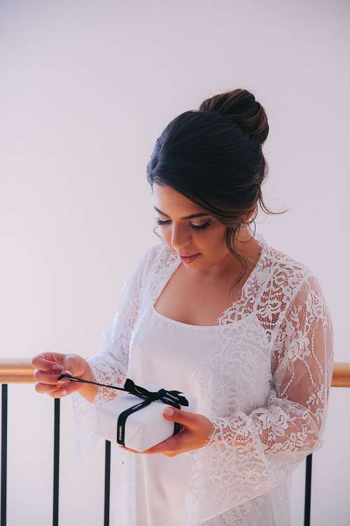 Bride Getting Ready