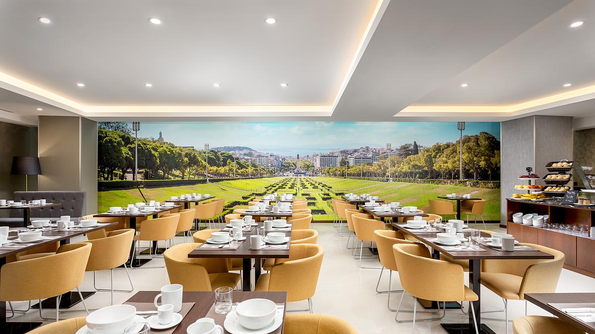 Sala de pequeno-almo&ccedil;o do Empire Marqu&ecirc;s Hotel