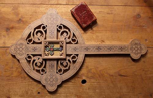 Reliquary cut out and ready for carving