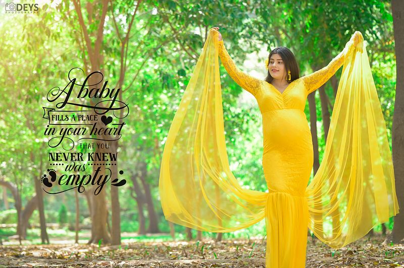 DP012 - Yellow Net Gown