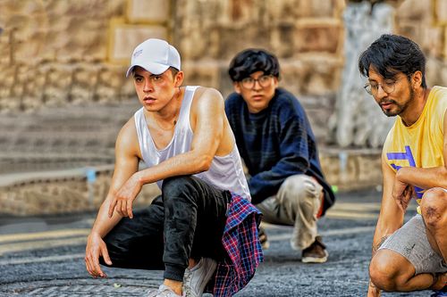 Photo de danseur de rue à Sucré en Bolivie