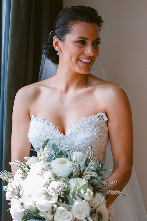 Bride Getting Ready