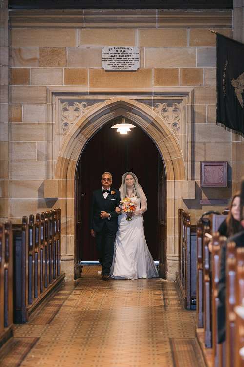 Church Wedding Ceremony at St Philip's Anglican Church