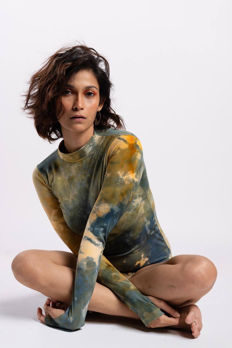 Full Sleeve Leotard - Golden Hour