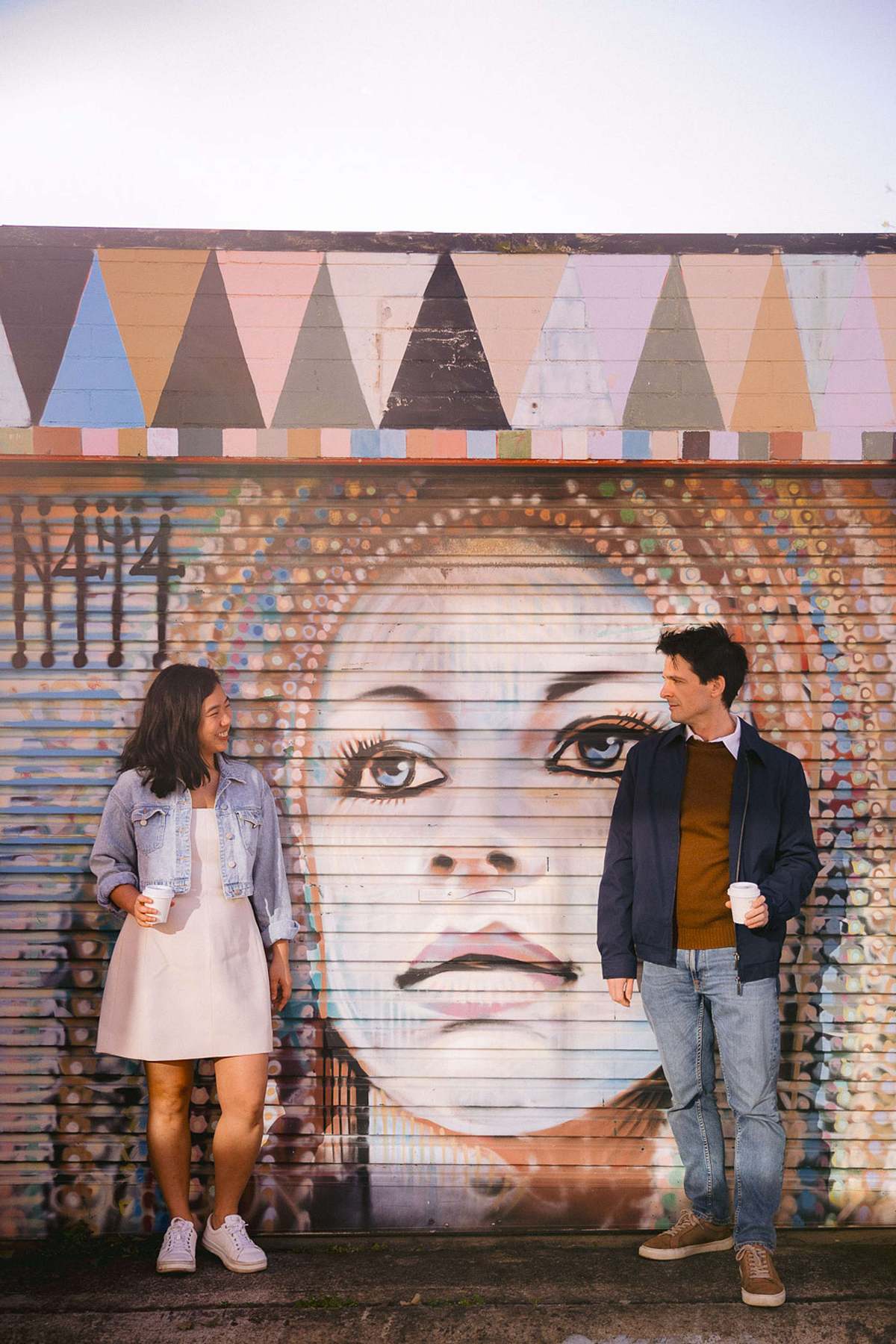 Ivy + David | Graffiti Art & Sydney Park Engagement Photoshoot