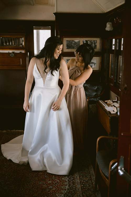 Bride Getting Ready