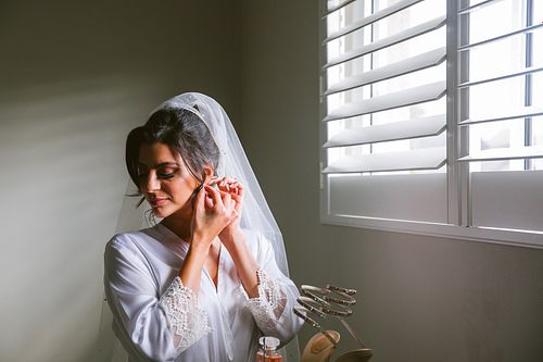 Bride Getting Ready