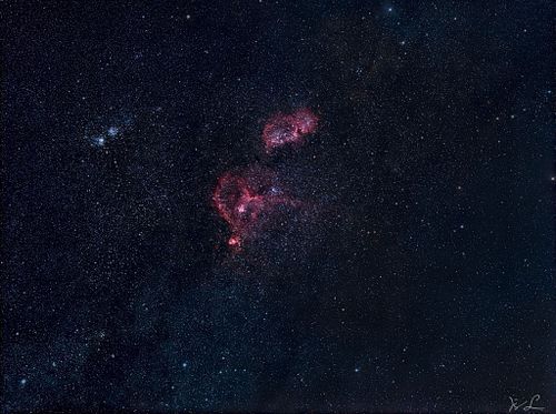 IC 1805/1848  -  Heart and Soul Nebula