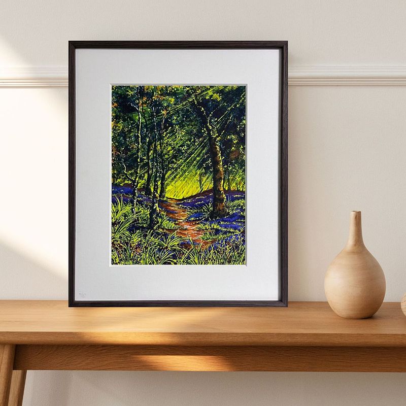 Whispers of a Bluebell Woodland