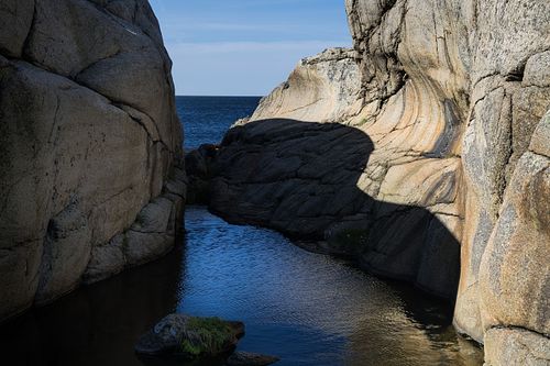 Rocky coast in Verdens Ende