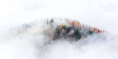 Foggy Landscape Berchtesgaden