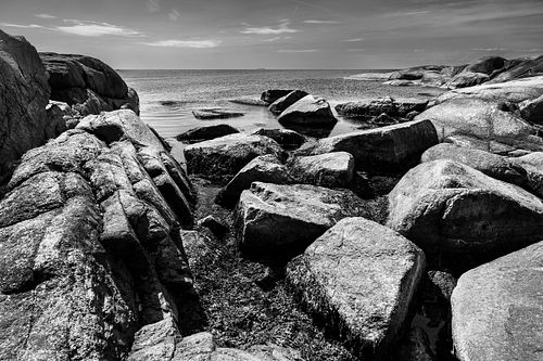 Rocky coast in Verdens Ende