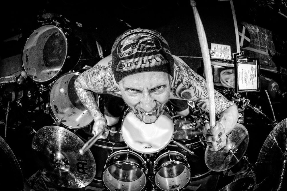 Jeff Fabb of Black Label Society Drummer Aerial View - Photography by Igor RockXposure