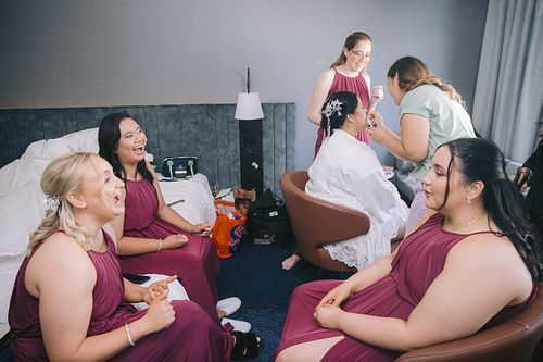 Bride Getting Ready