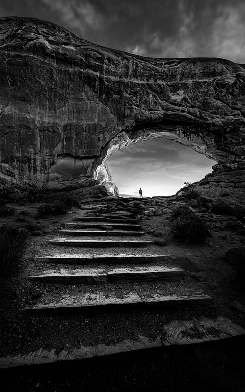 Stair Way to Heaven - Arches National Park, Utah