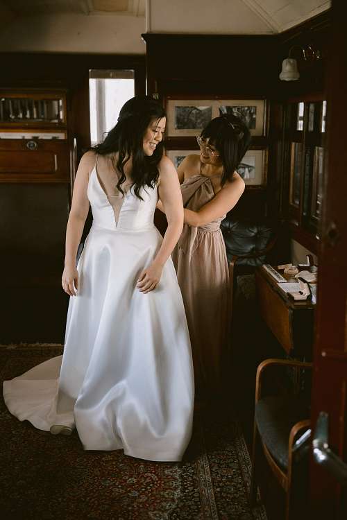 Bride Getting Ready