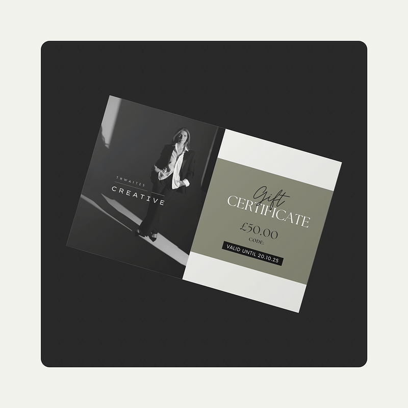 £50 Gift Card – Lucy Thwaites Photography / Thwaites Creative Studio