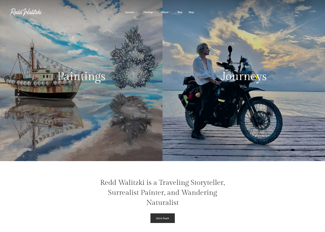 Redd Walitzki - Painter artist portfolio