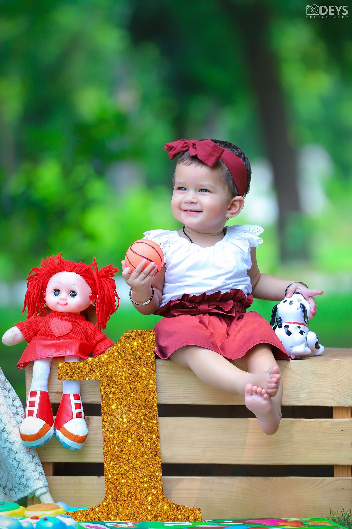 Photoshoot 1st birthday in Delhi NCR