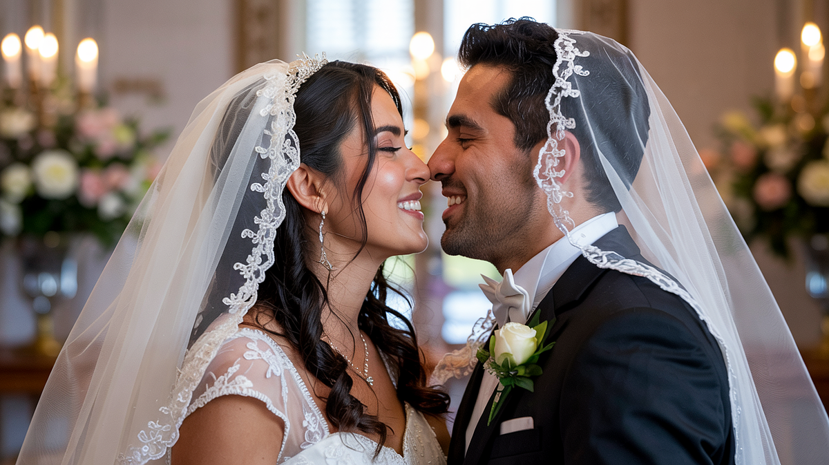 Engaged couple sharing a candid moment during golden hour in Oklahoma.