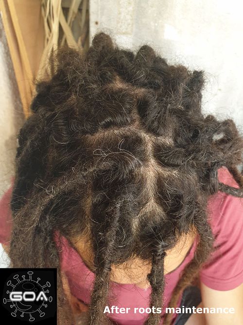 After roots maintenance crochet method