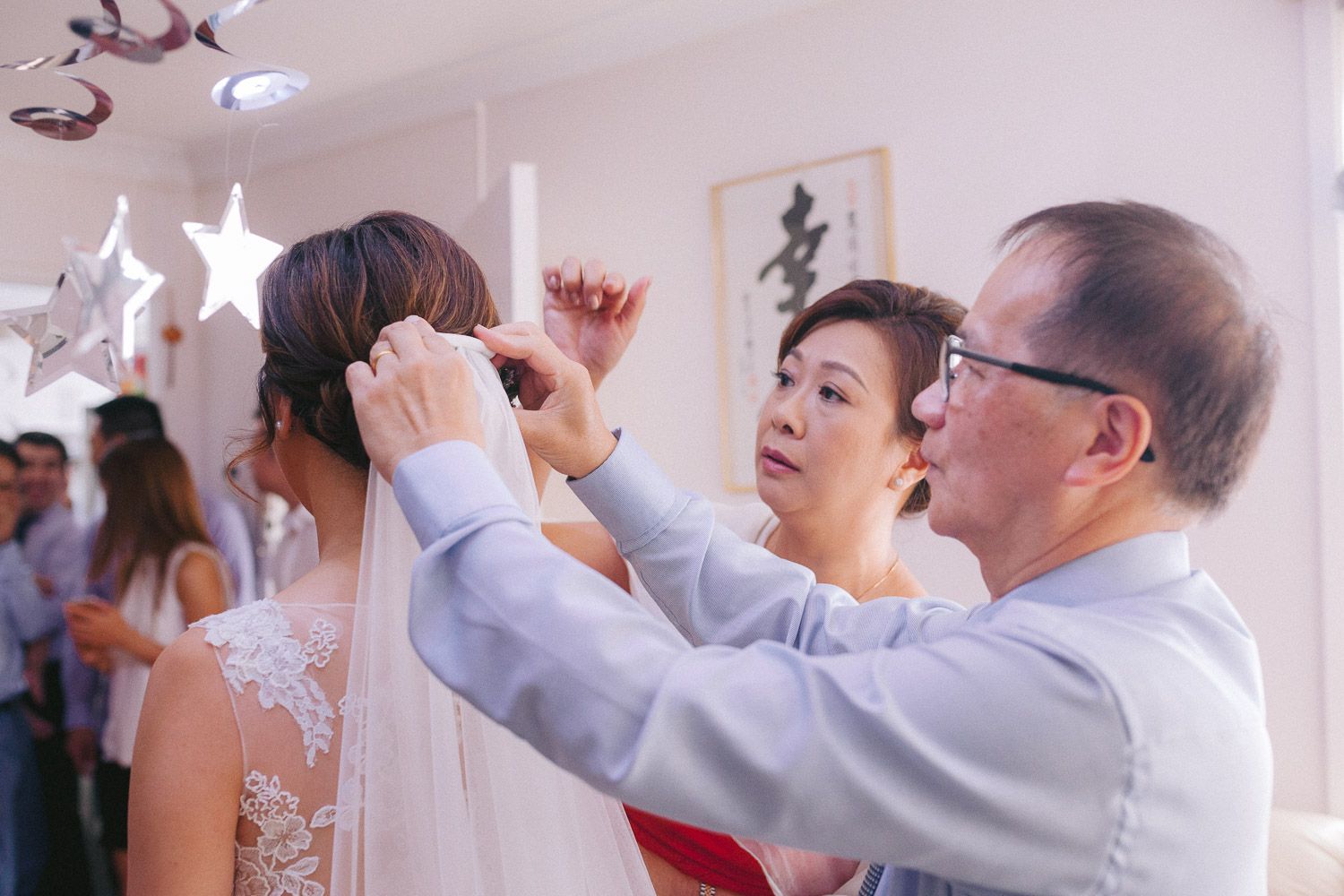 Bride Getting Ready
