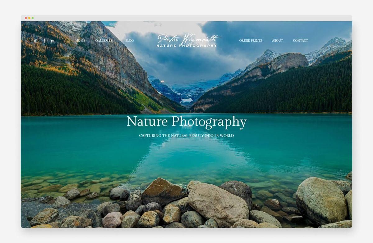 Peter's nature photography website